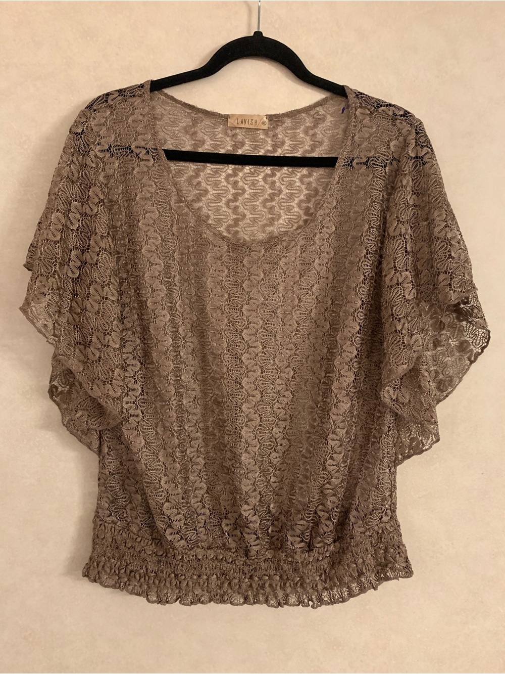 Lacey Top with cinched waist